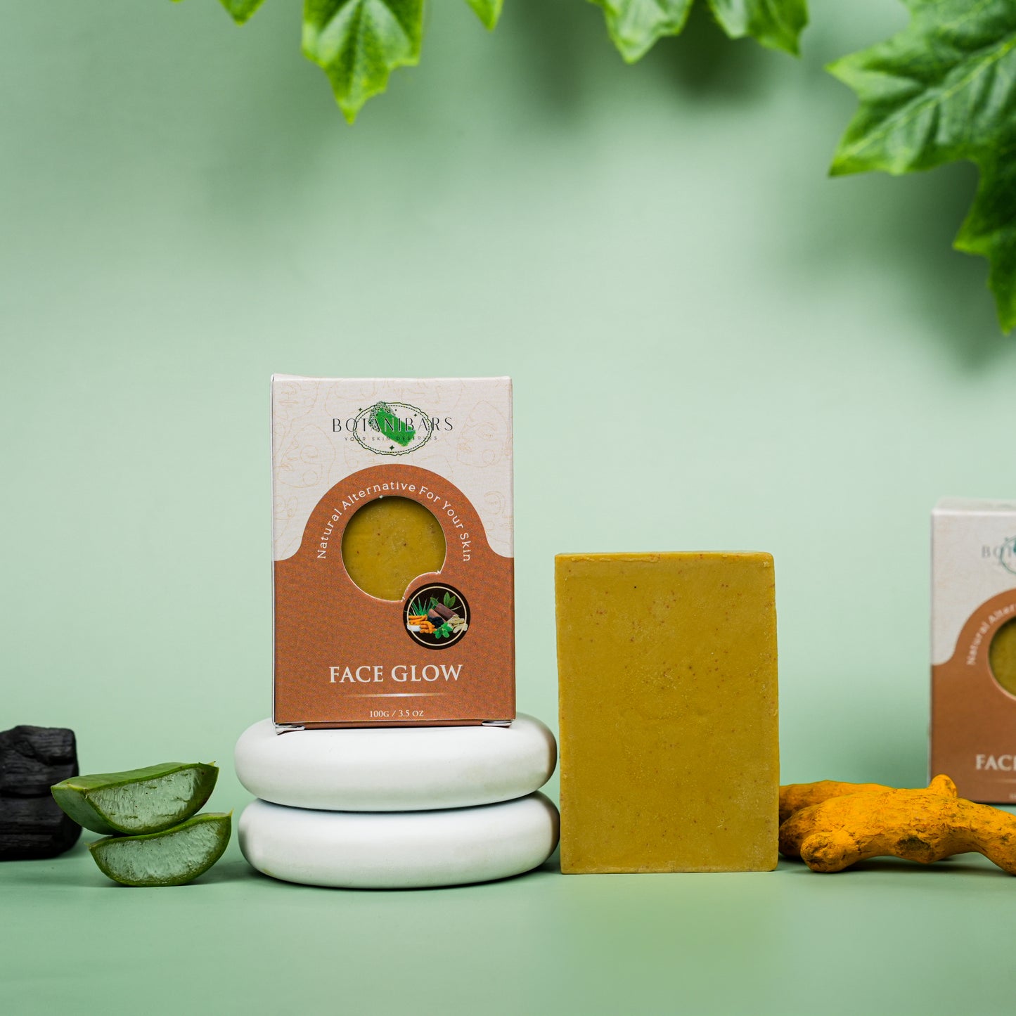 Haldi Chandan, Multani Mitti, Aloe Vera & Besan Organic Soap – The Ultimate Face Glow Solution