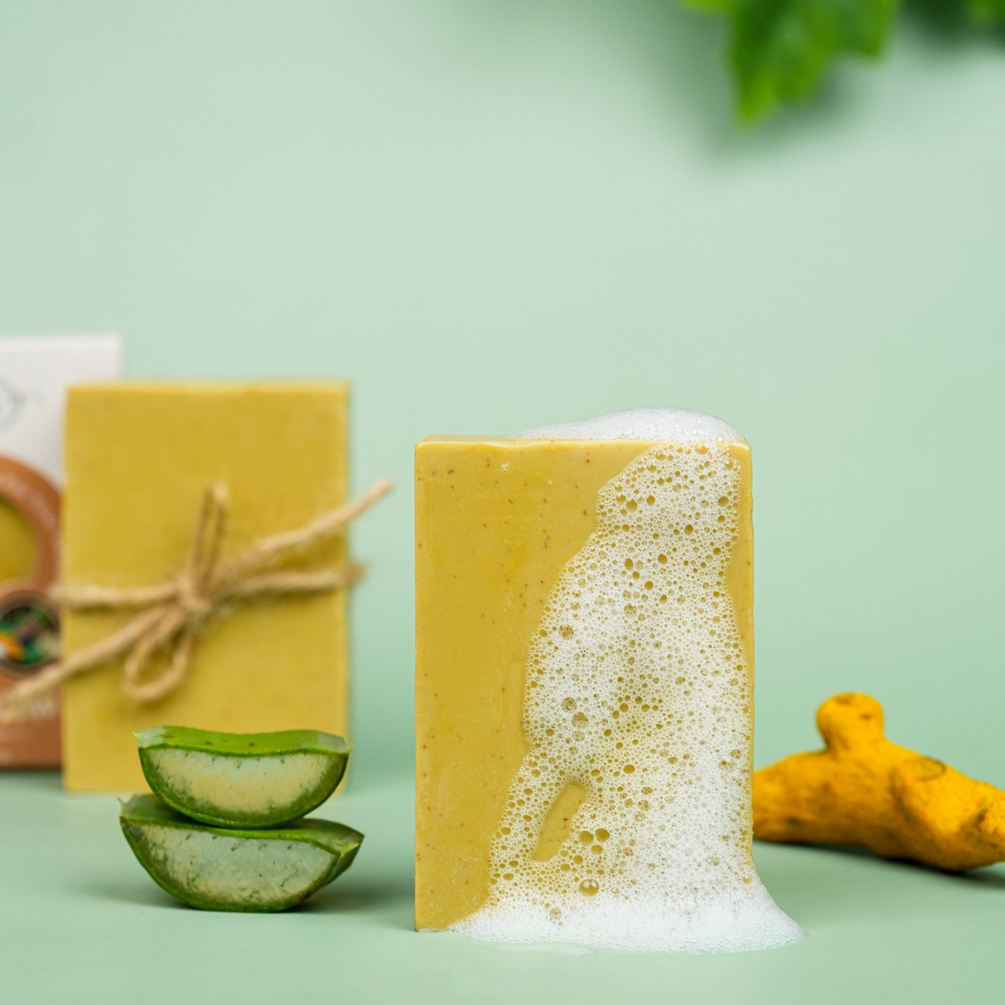 Haldi Chandan, Multani Mitti, Aloe Vera & Besan Organic Soap – The Ultimate Face Glow Solution
