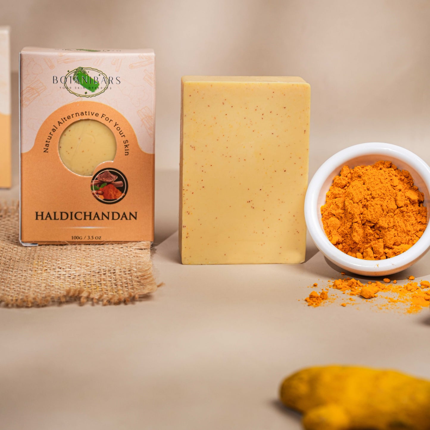 Organic Natural Handmade Haldi Chandan Soap Bars