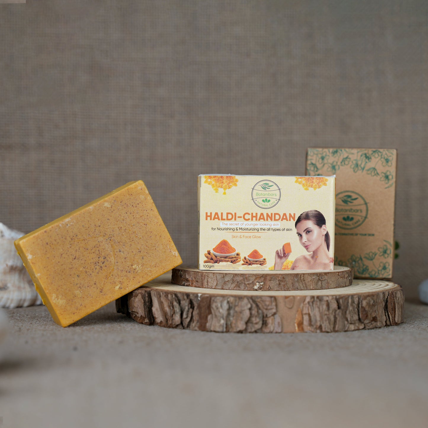 Organic Natural Handmade Haldi Chandan Soap Bars