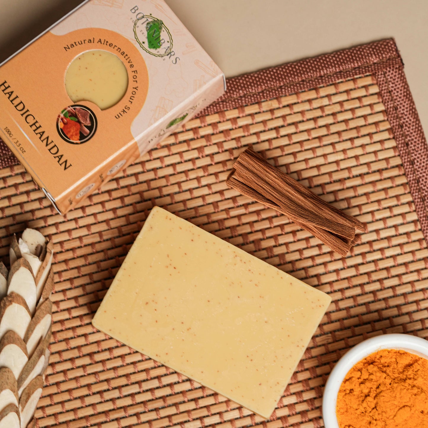 Organic Natural Handmade Haldi Chandan Soap Bars