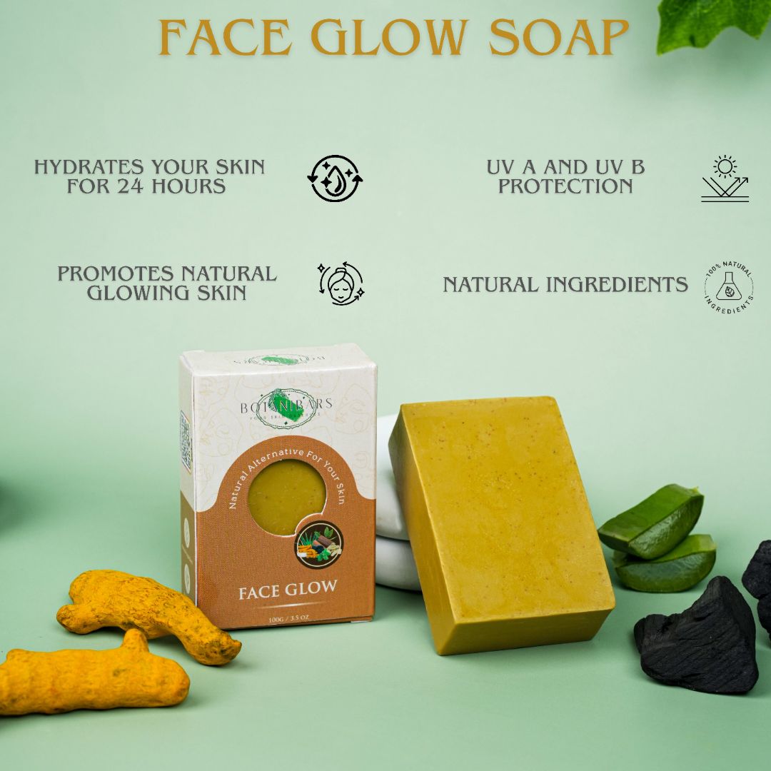 Haldi Chandan, Multani Mitti, Aloe Vera & Besan Organic Soap – The Ultimate Face Glow Solution
