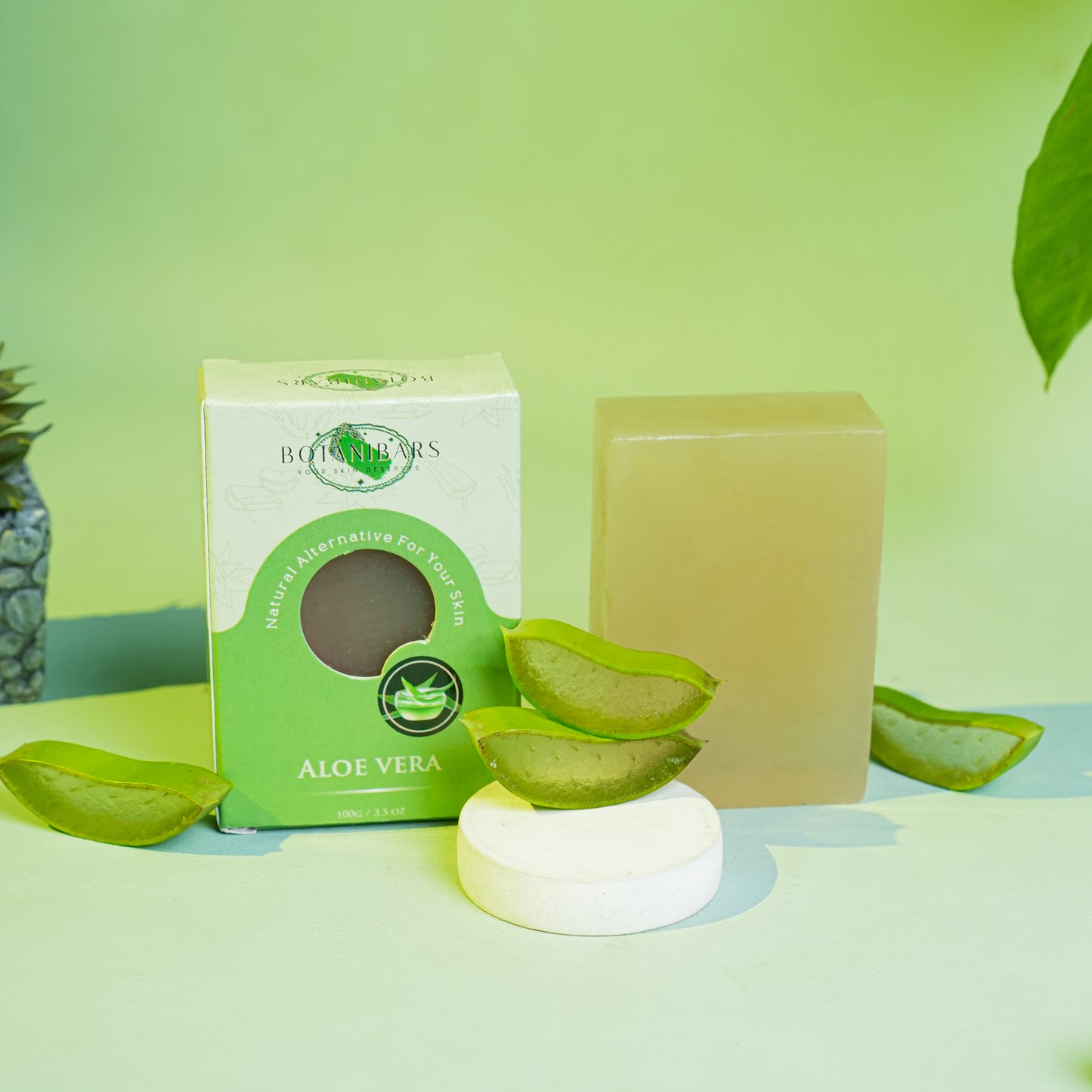 Organic Natural Handmade Aloevera Soap Bars