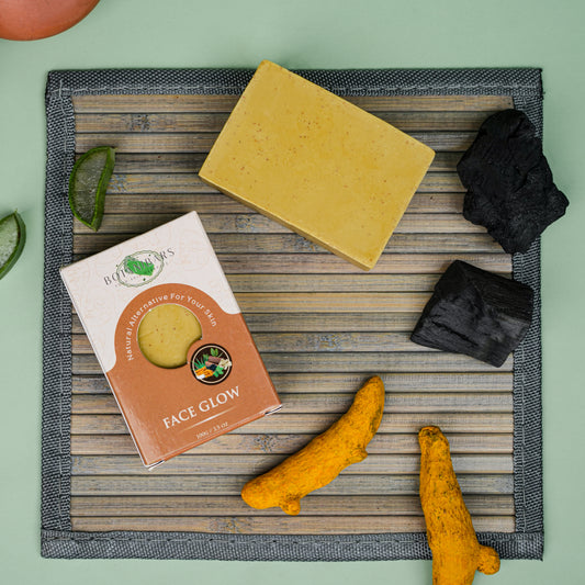 Haldi Chandan, Multani Mitti, Aloe Vera & Besan Organic Soap – The Ultimate Face Glow Solution